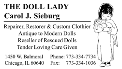 Business Card - The Doll Lady