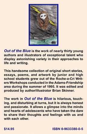 Out of the Blue - Back Cover