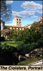 The Cloisters Series - The Cloisters in Spring (Portrait)